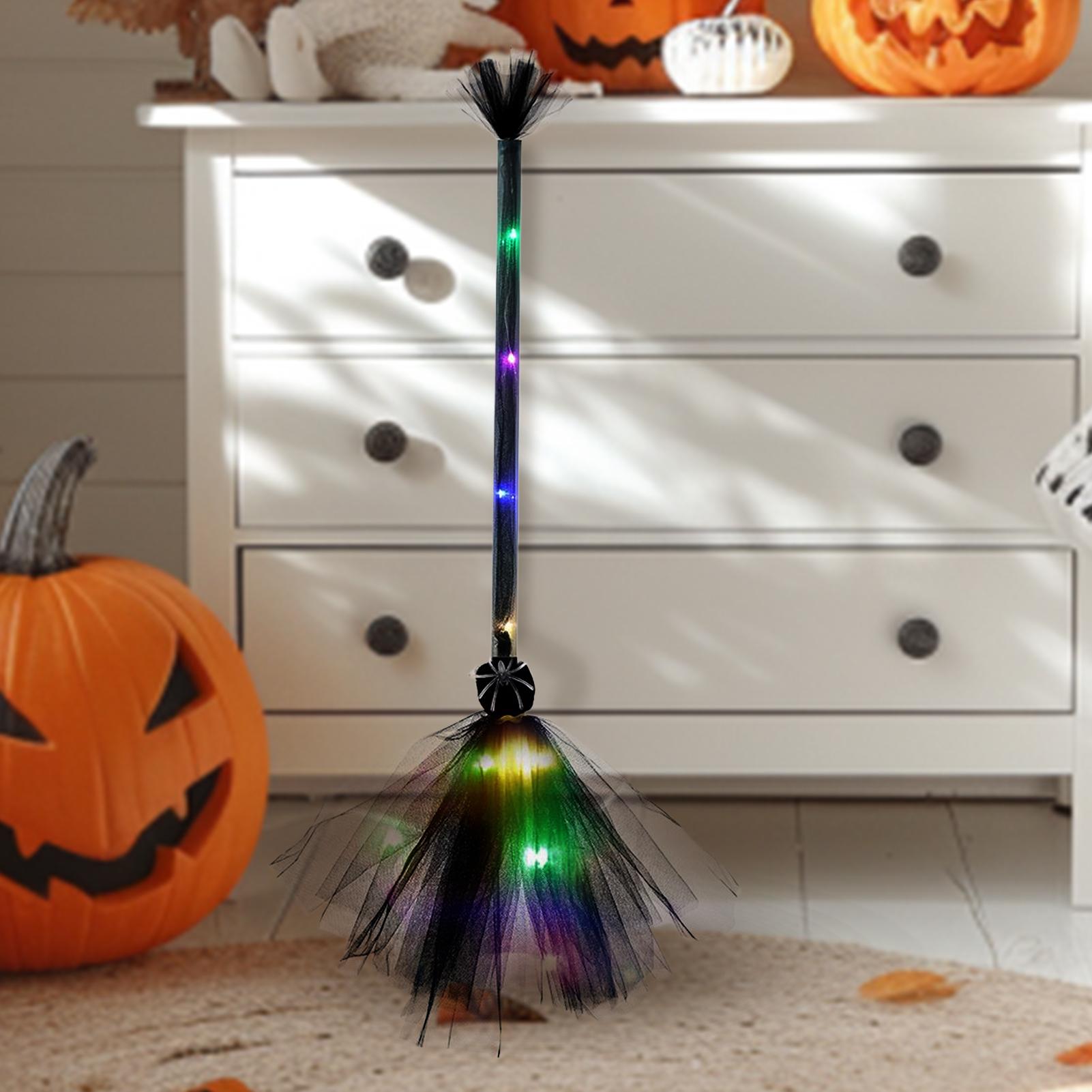 Escoba de Bruja con Pilas, Div - Kids Outdoor Broom reseña y precio