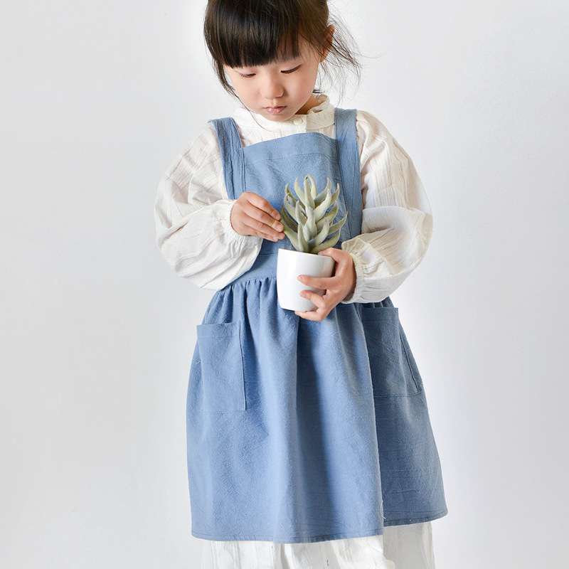 Vestido delantal de algodón pa - Kids Outdoor Kitchen Accessories reseña y precio