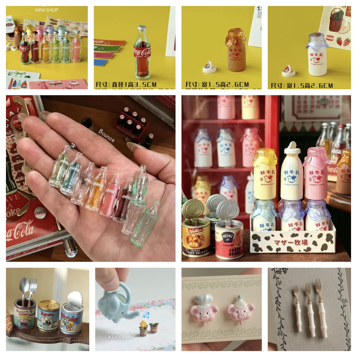 Set de Mini Botellas de Cola y - Kids Outdoor Kitchen Accessories reseña y precio